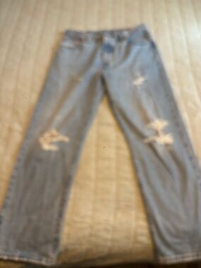 Levi's Light Blue Straight Leg Jeans